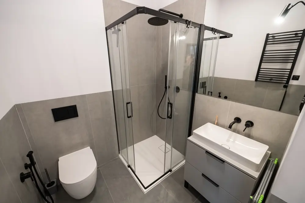 salle de bain industriel